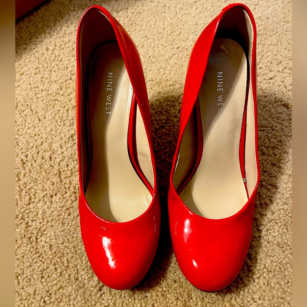 Nine West Red Pumps